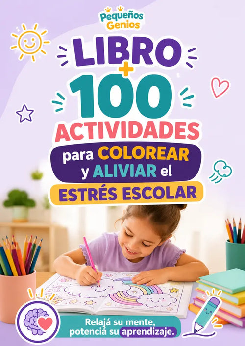 Libro +100 Actividades para Colorear