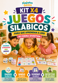 Kit x4 Juegos Silábicos Más Elegidos
